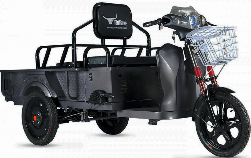 Грузовая электрическая тележка (электротрицикл) Rutrike D1 ГП 1200 60V900W